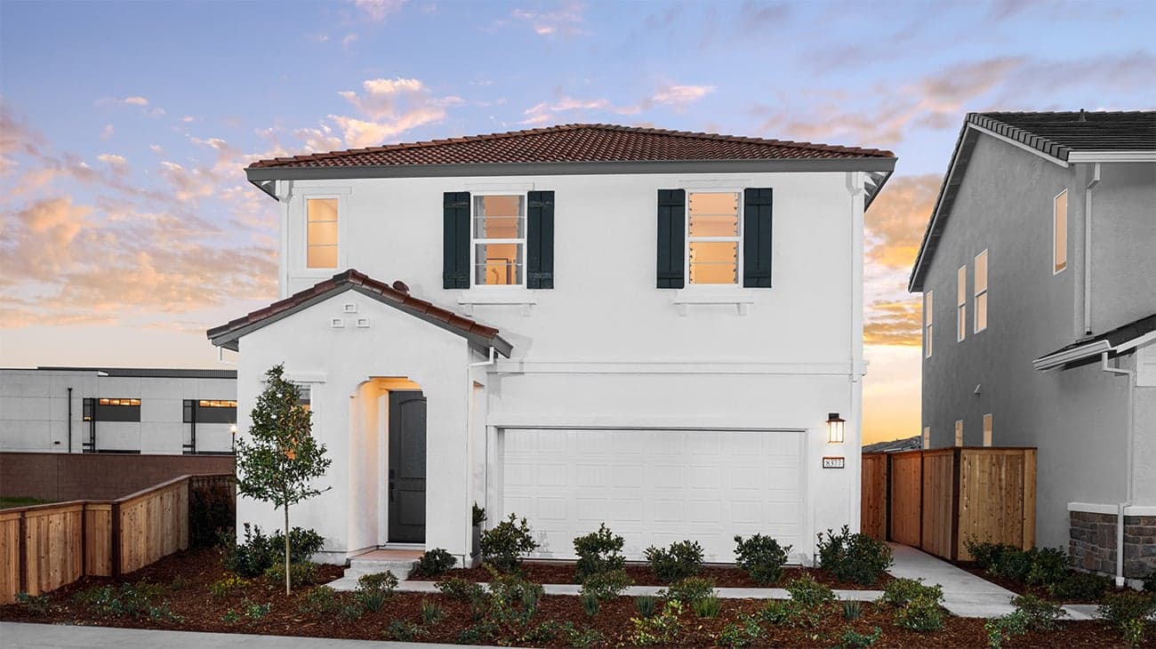 Front Exterior at Plan 3001, Villas at Arbor Ranch