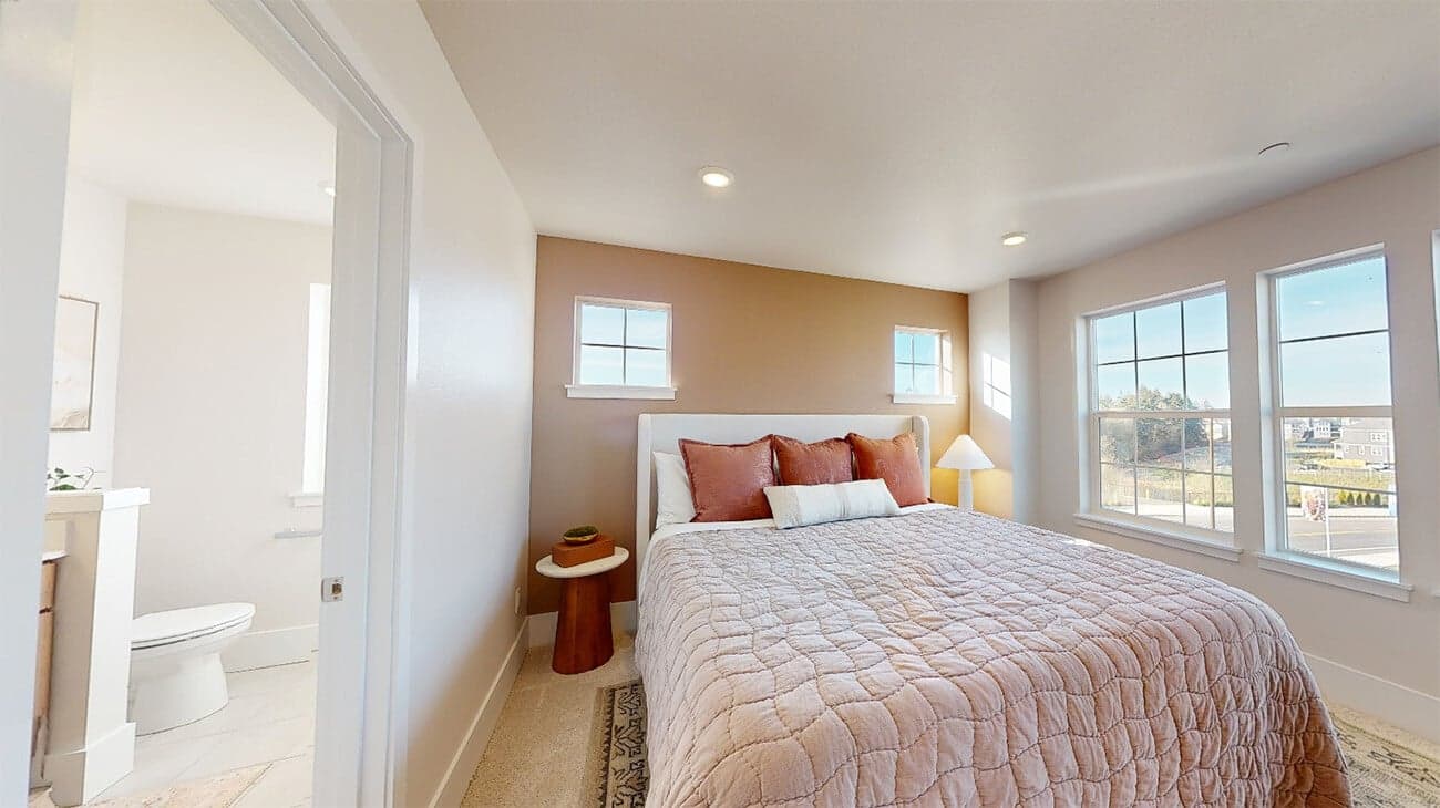 Primary Bedroom at The Townes at The Vineyard - Rhone
